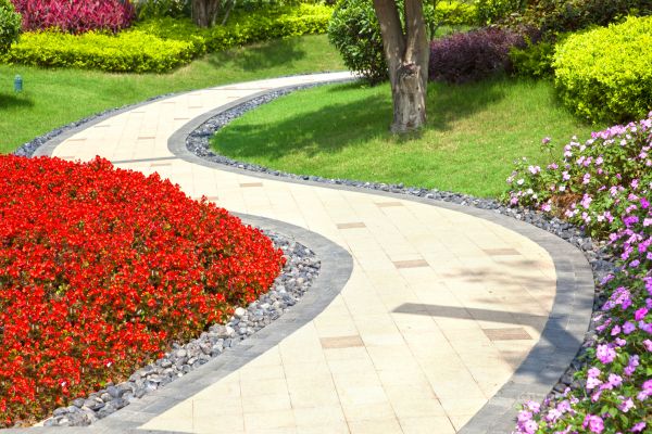Garden Walkway Installation in Sugar Land