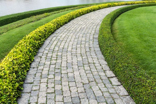 Sidewalk Pavers Installation in Sugar Land