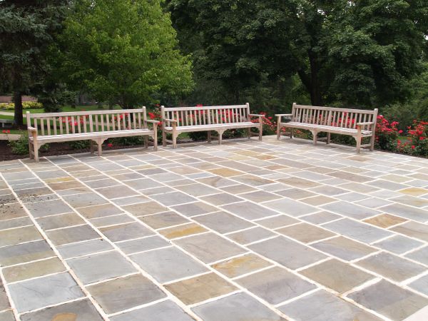 Slate Patio Installation in Sugar Land